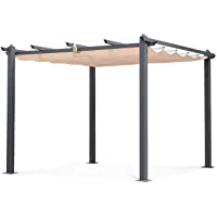 Los mejores  - Alices Garden Pergola- Aluminio- Beige- 3x3 m